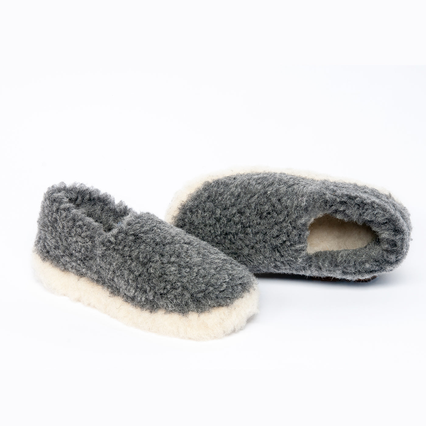 Warm sheep's wool slippers SIBERA