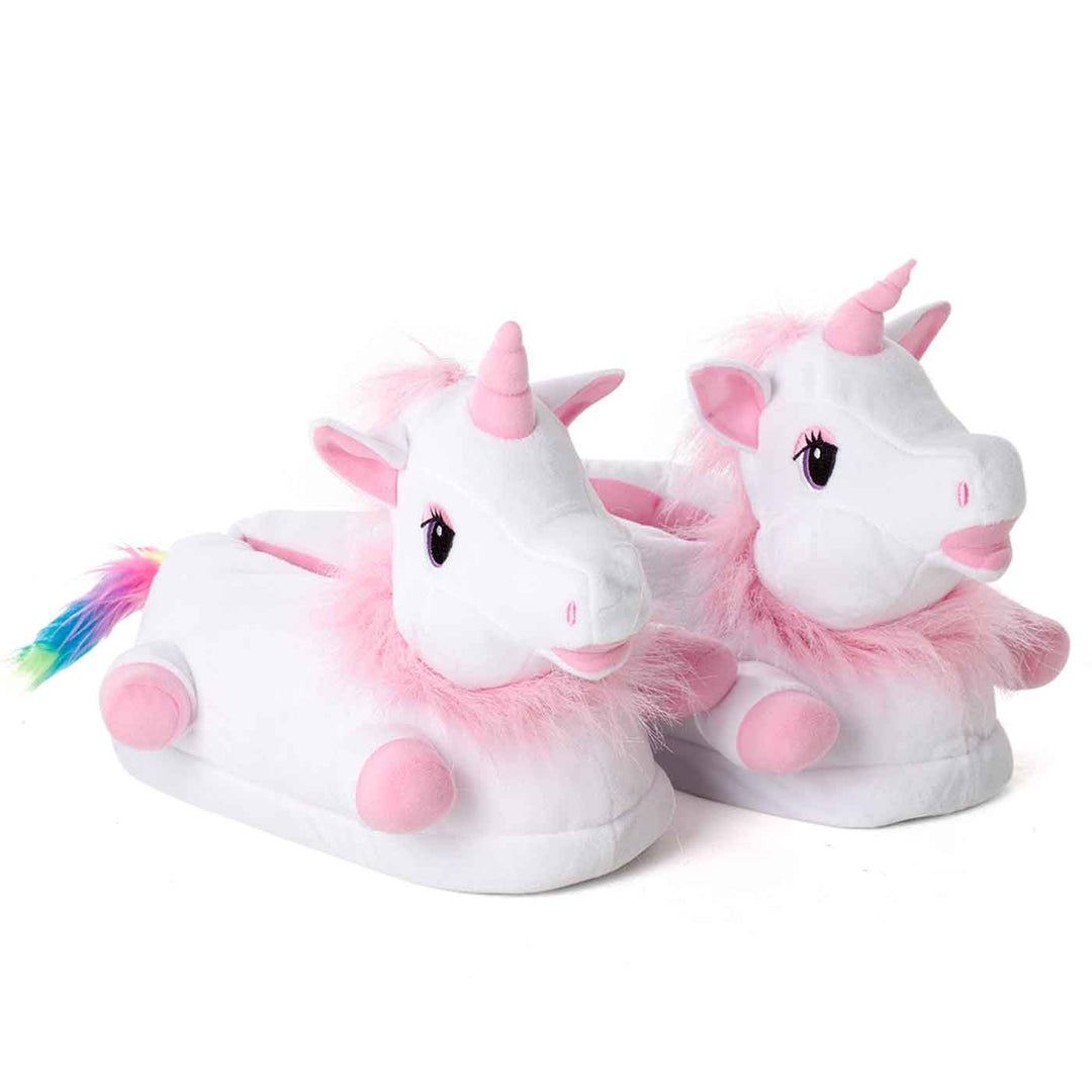 Pink Unicorn Plush Slippers |